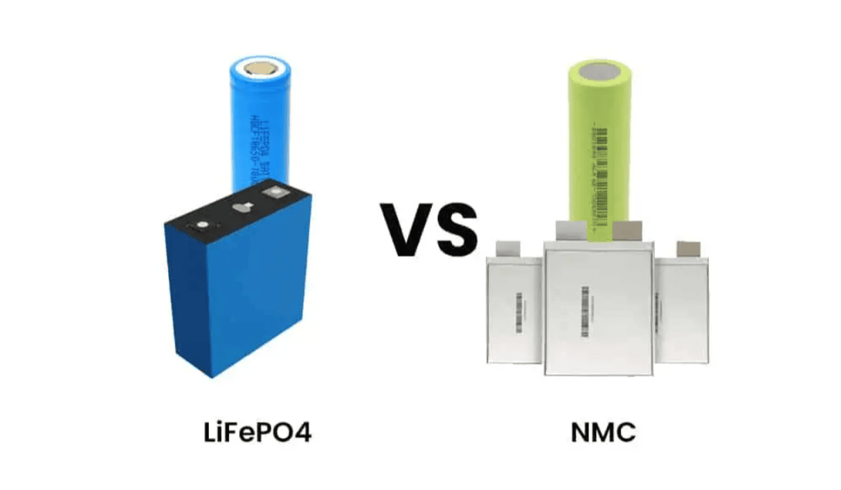 หน้าตาเซลล์จริง เปรียบเทียบ LiFePO₄ กับ NMC